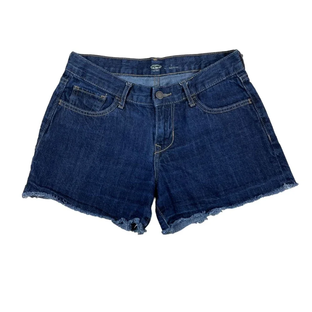 Old Navy Women's 2 Dark Rinse Cutoff Denim Shorts with 3